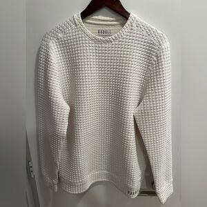 NOBULL White Quilted Sweatshirt